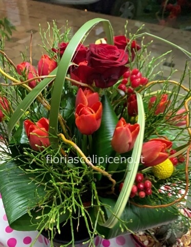 Bouquet sul rosso